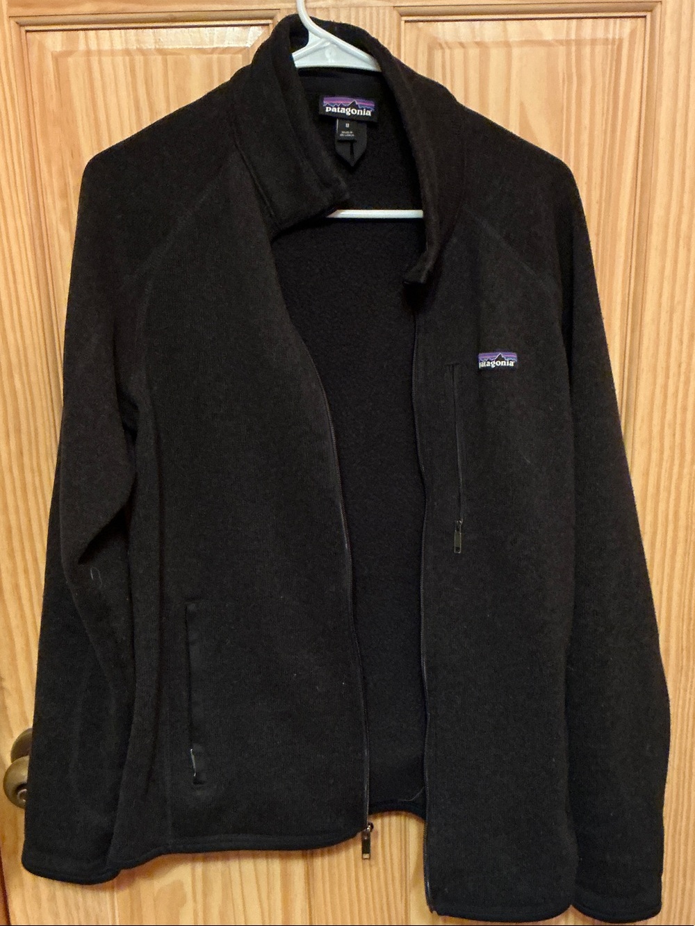 Patagonia Men’s Black Full-Zip Better Sweater Fleece Jacket